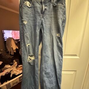 Arizona Jean Company Light Blue Distressed Jeans